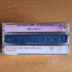 Siouxsie And The Banshees - 1980s & 90s Tapes (Lot of 3) 